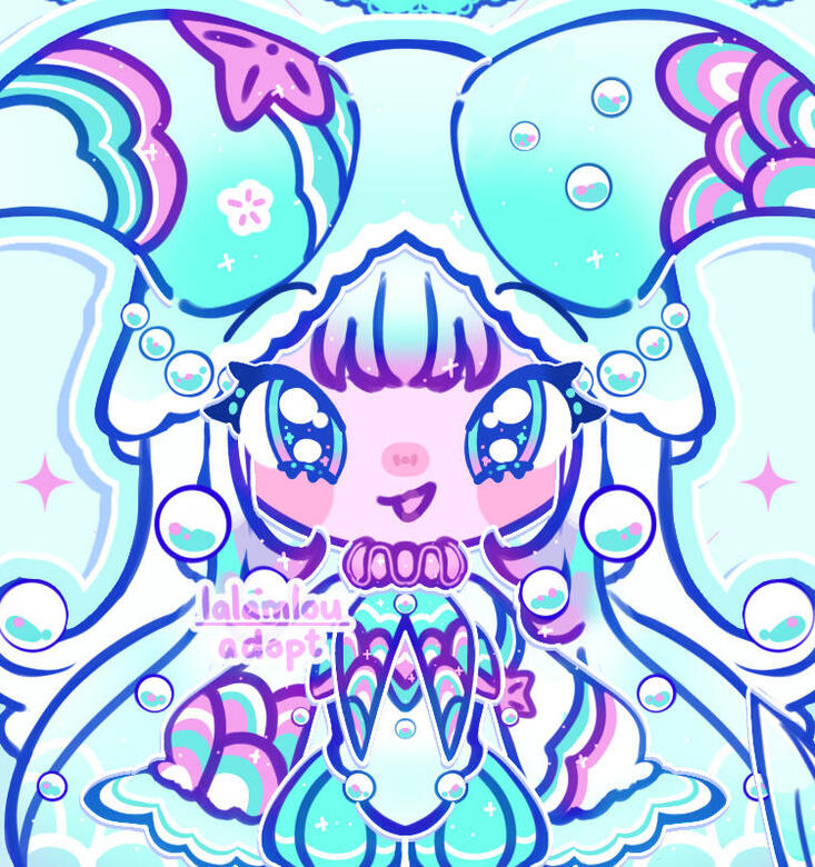 Mermaid-seal clown